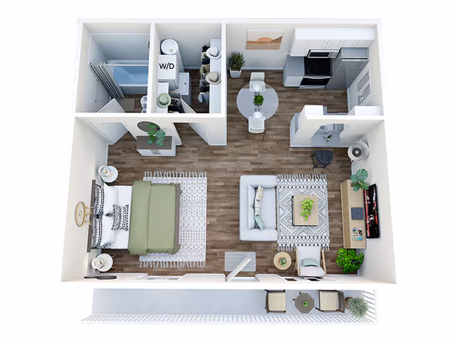 418 Studio - Renovation 3068 floor plan